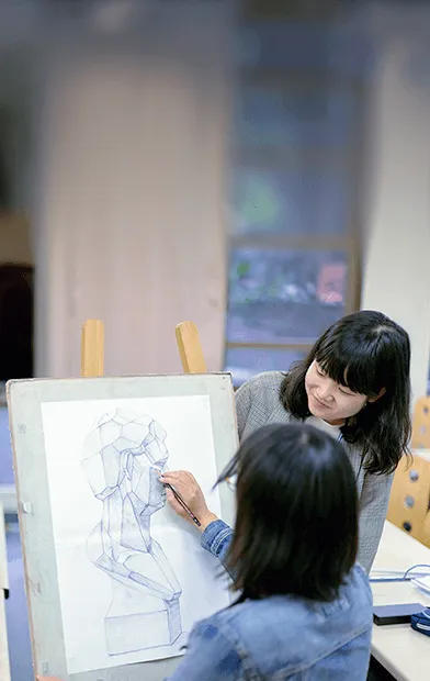 画力重視の指導高い技術をプロ意識を徹底的に身につける