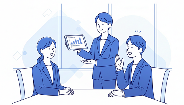 営業のイメージイラスト(AI生成)