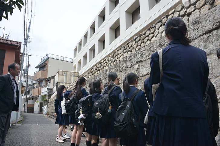 神戸ジューコム跡地見学の様子
